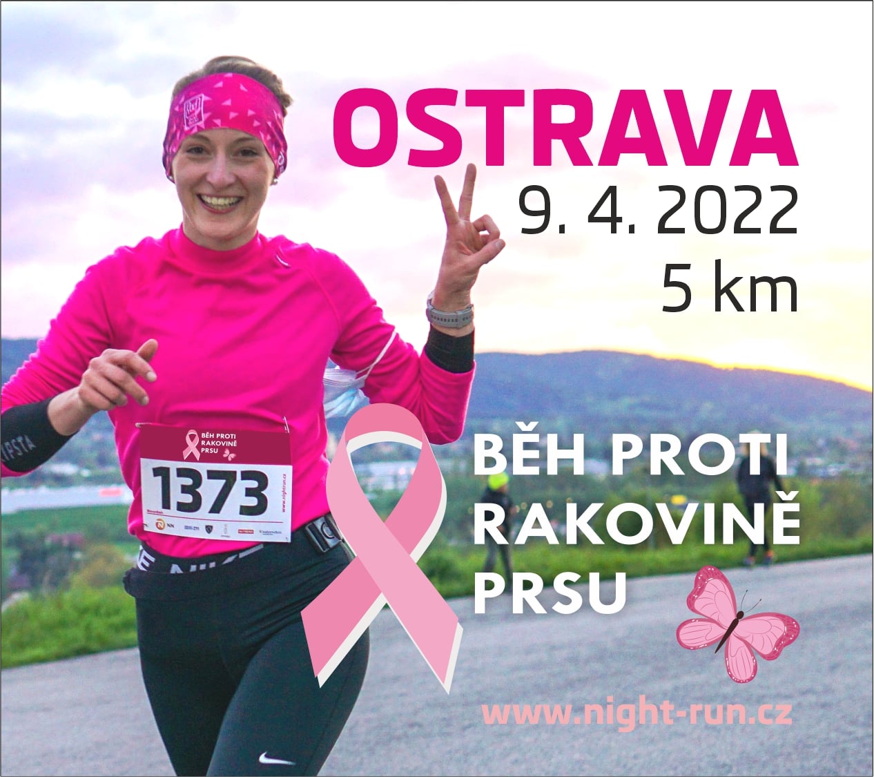 Na Night run v Ostravě – běhu proti rakovině prsu nemůžeš chybět!