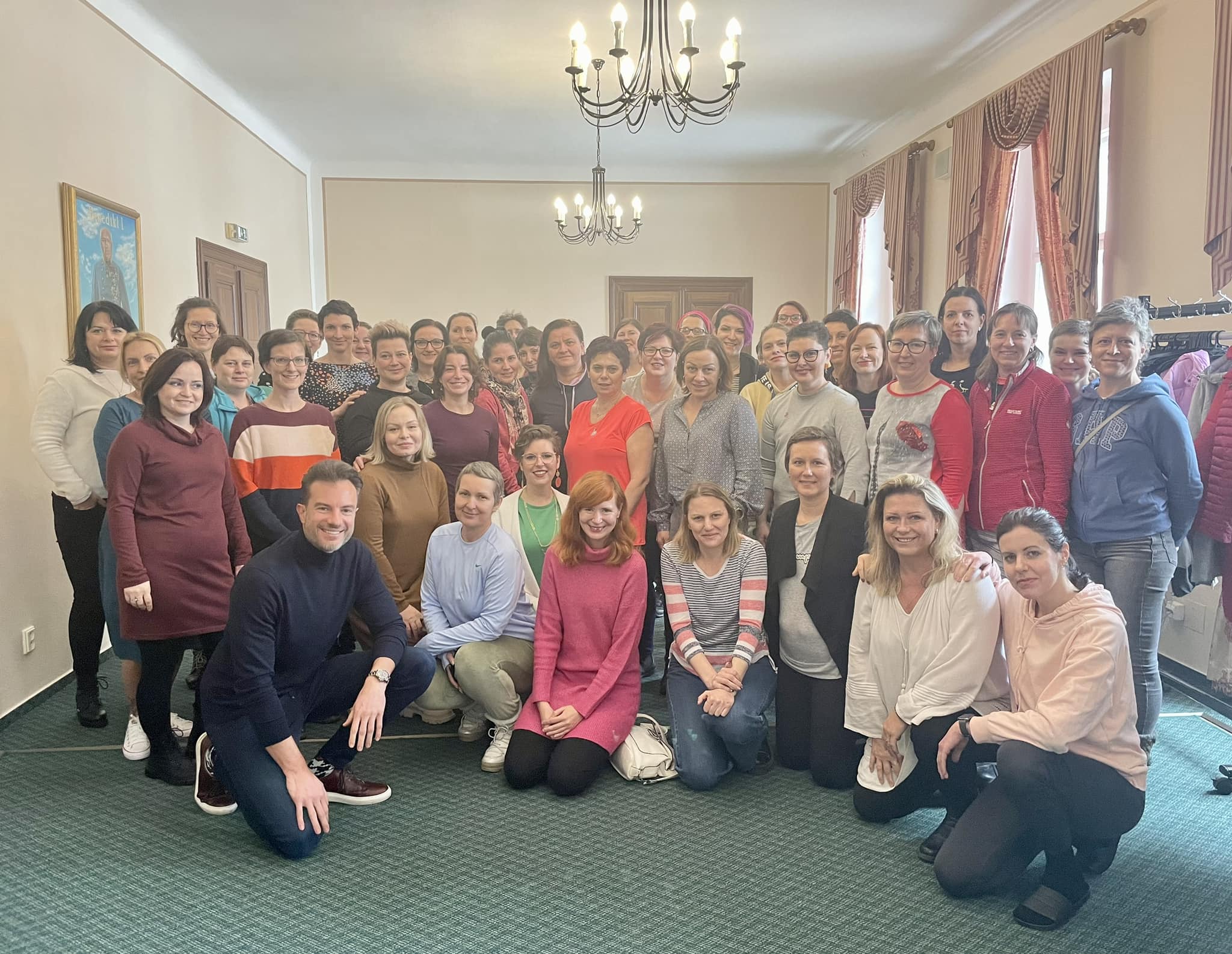 Sobotní program na Terapeutickém pobytu patřil workshopům a praktickým cvičením