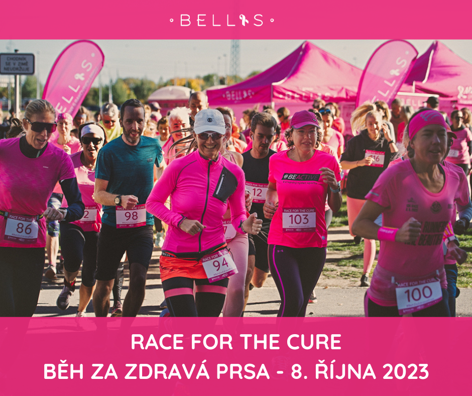 3. ročník závodu Race for the Cure – běh a pochod za zdravá prsa – 8. října v Praze v Oboře Hvězda