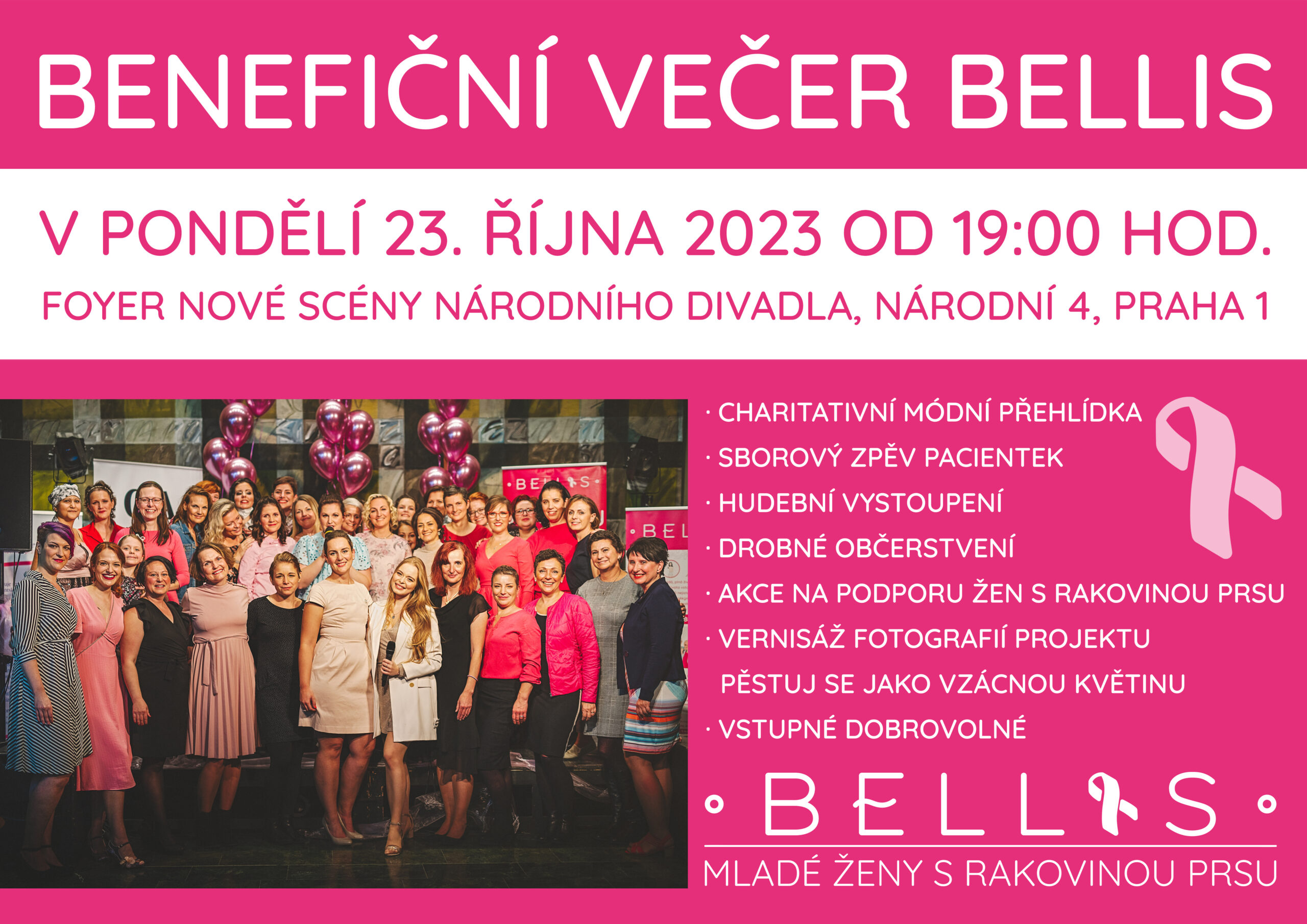 Benefiční večer Bellis – 23. října 2023