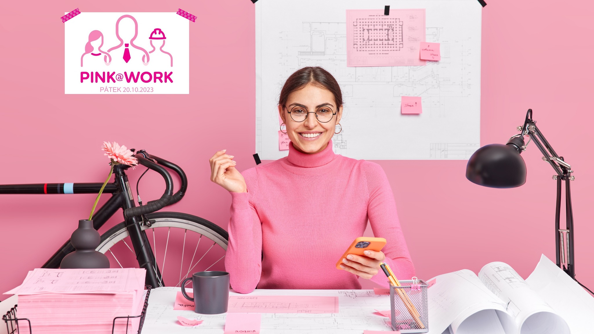 PINK@WORK již zítra (pátek 20. října) aneb všichni společně do práce v růžové