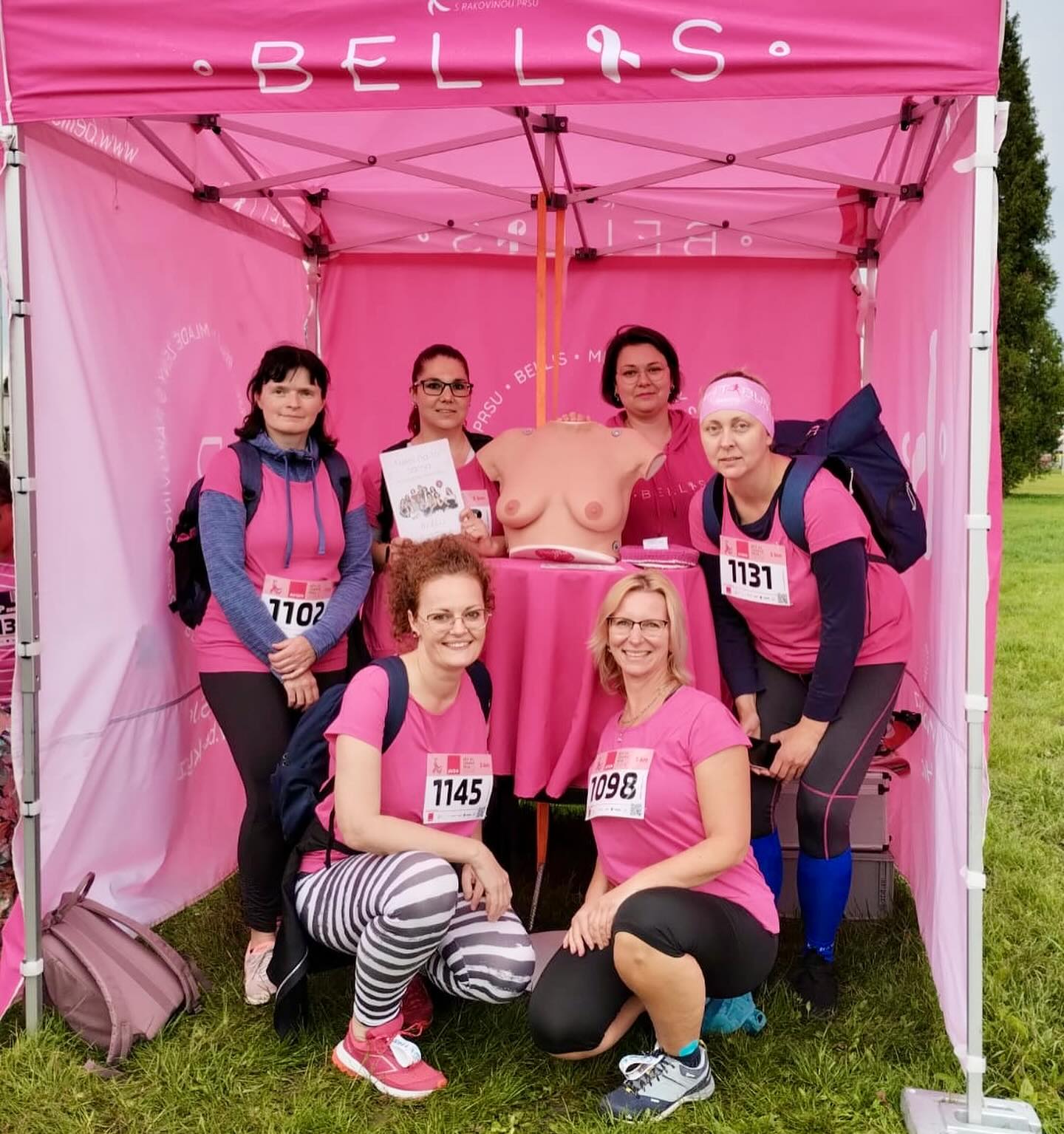 Bellisky na Night run běhu v Brně