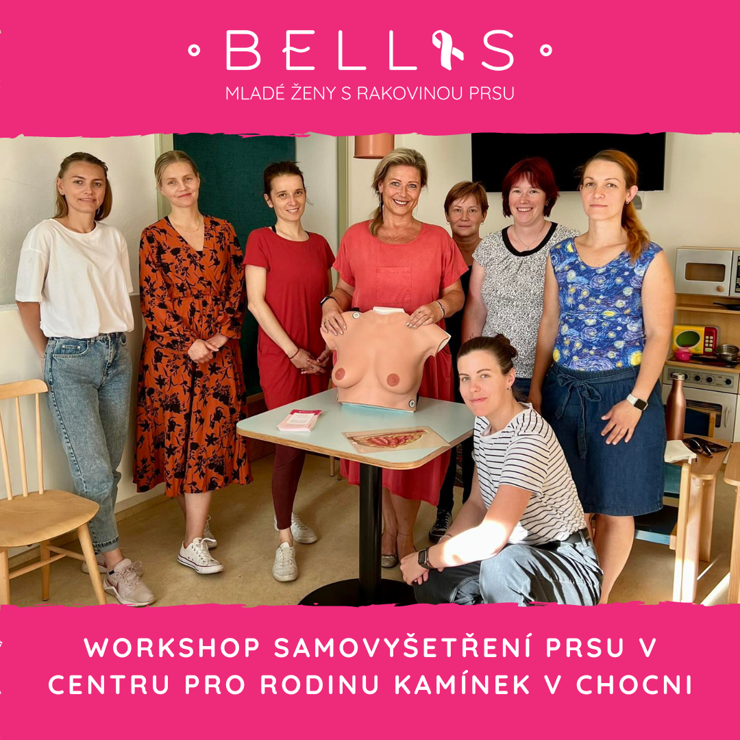 Workshop prevence rakoviny prsu v Centru pro rodinu Kamínek v Chocni