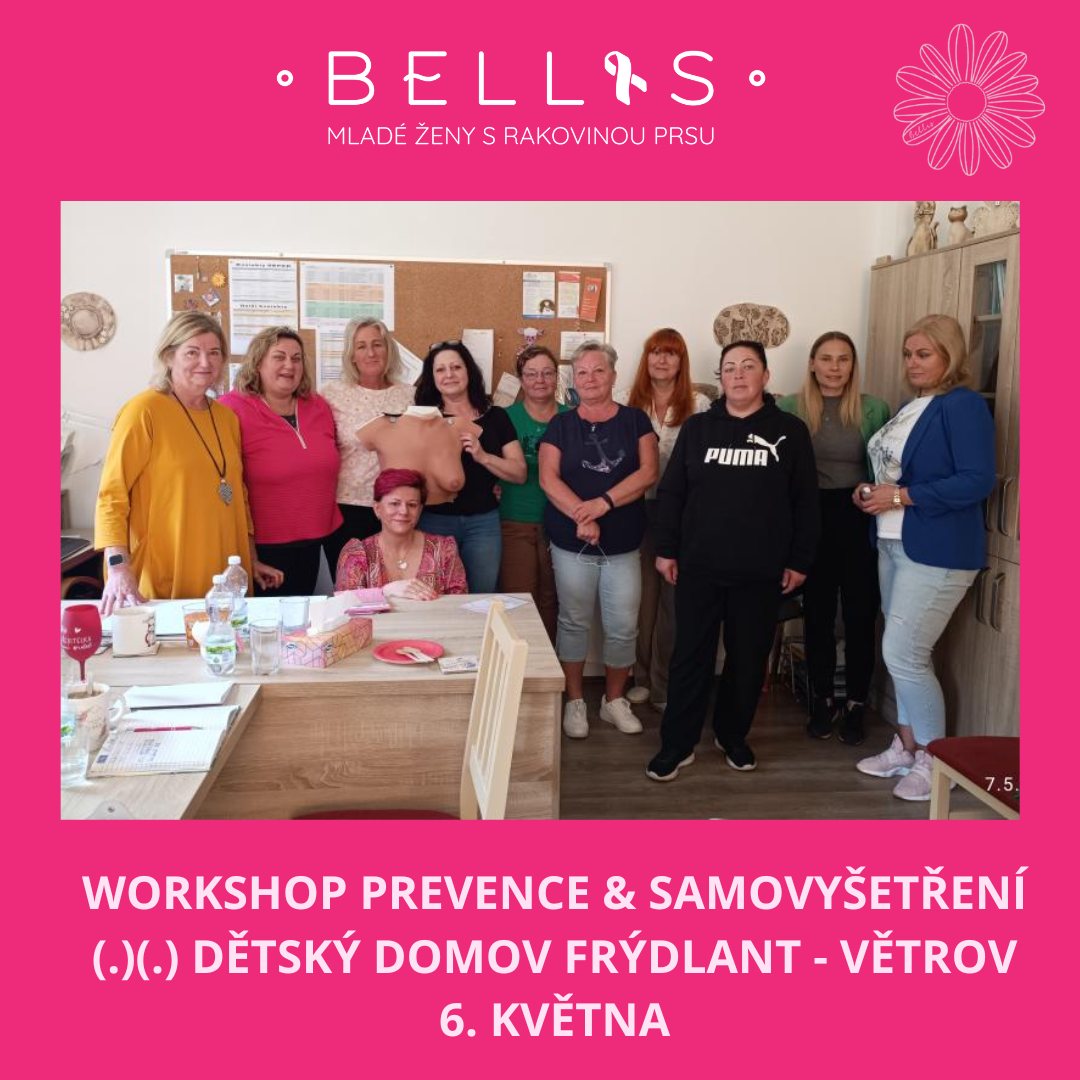 Workshop samovyšetření prsu v Dětském domově ve Frýdlantu