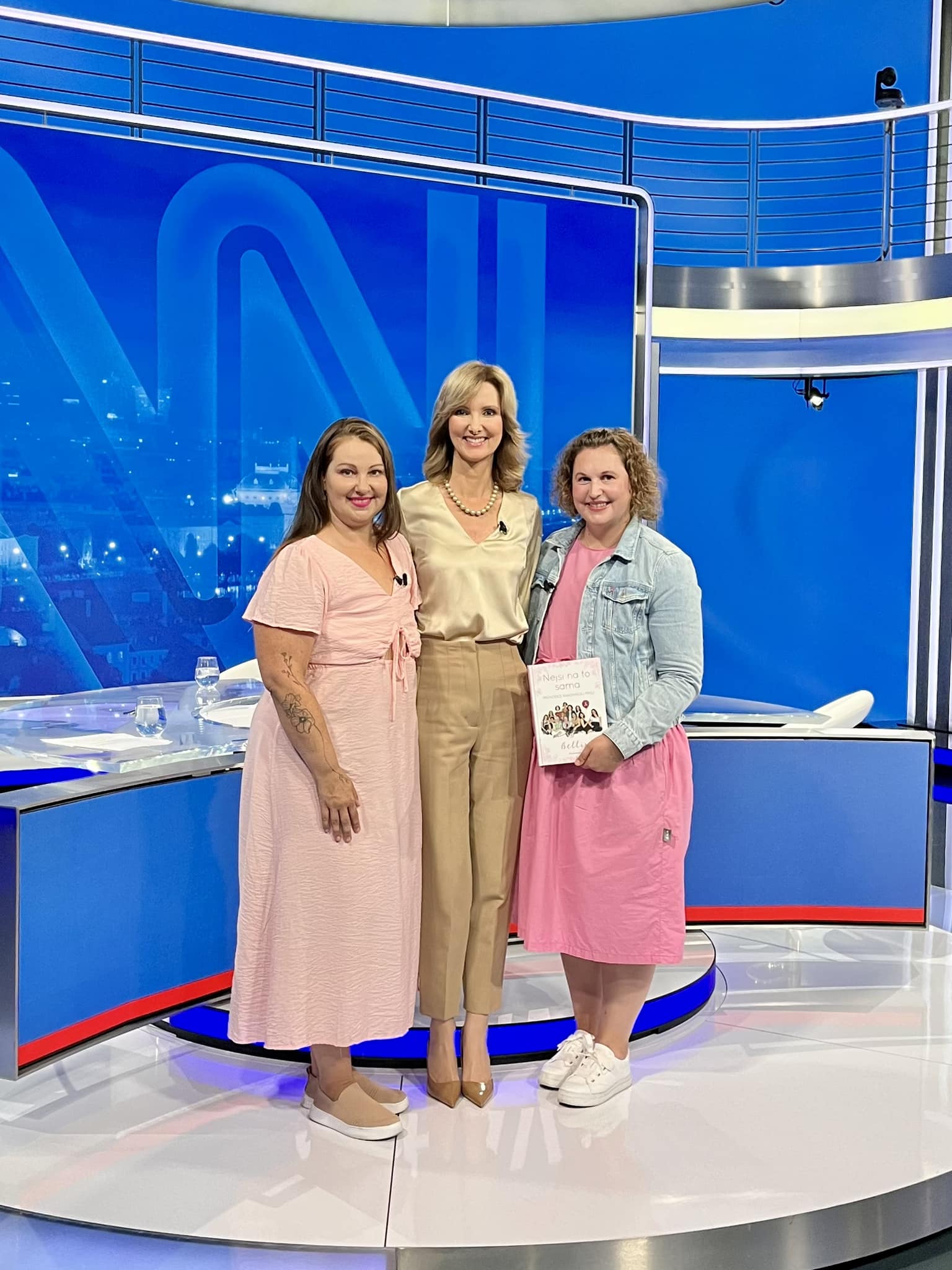 Bellisky hosty natáčení pořadu Co na to vaše zdraví pro CNN Prima Newa