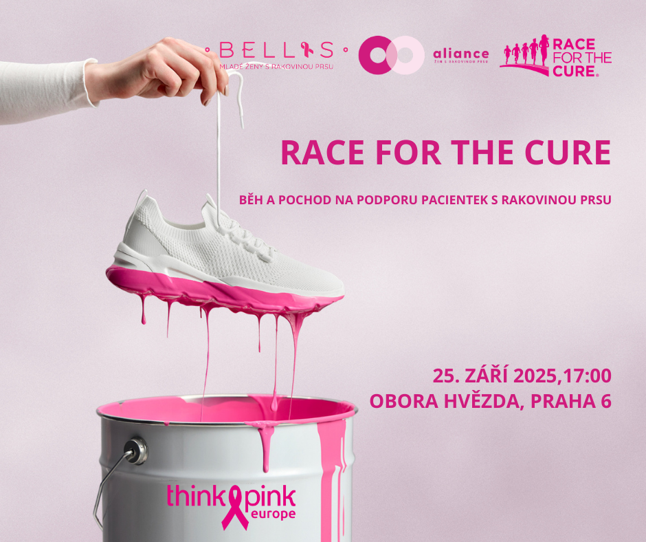 S kým se uvidíme na startu? Běh a pochod na podporu žen s rakovinou prsu