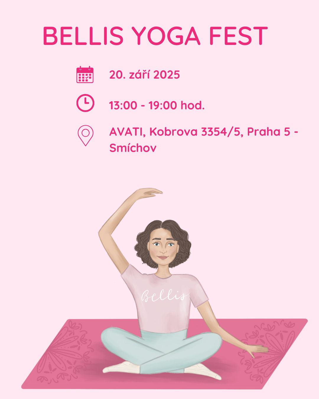 Pozvánka na Bellis Yoga Fest – sobota 20. září