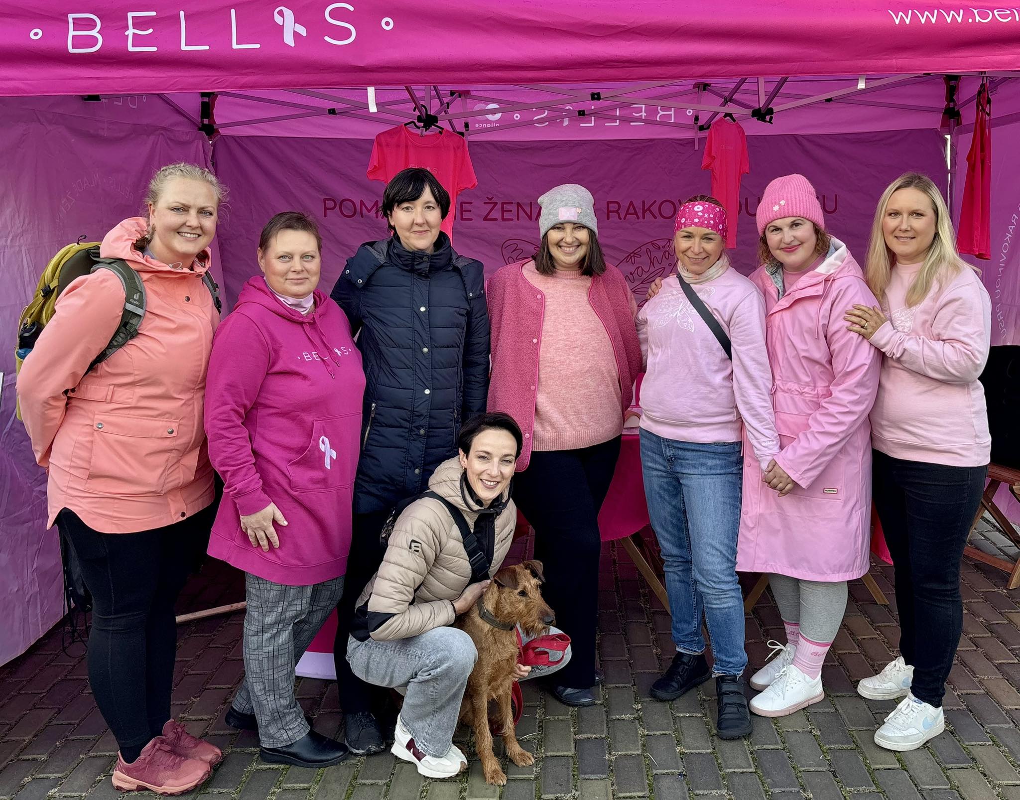 Bellisky na Night runu v Českých Budějovicích