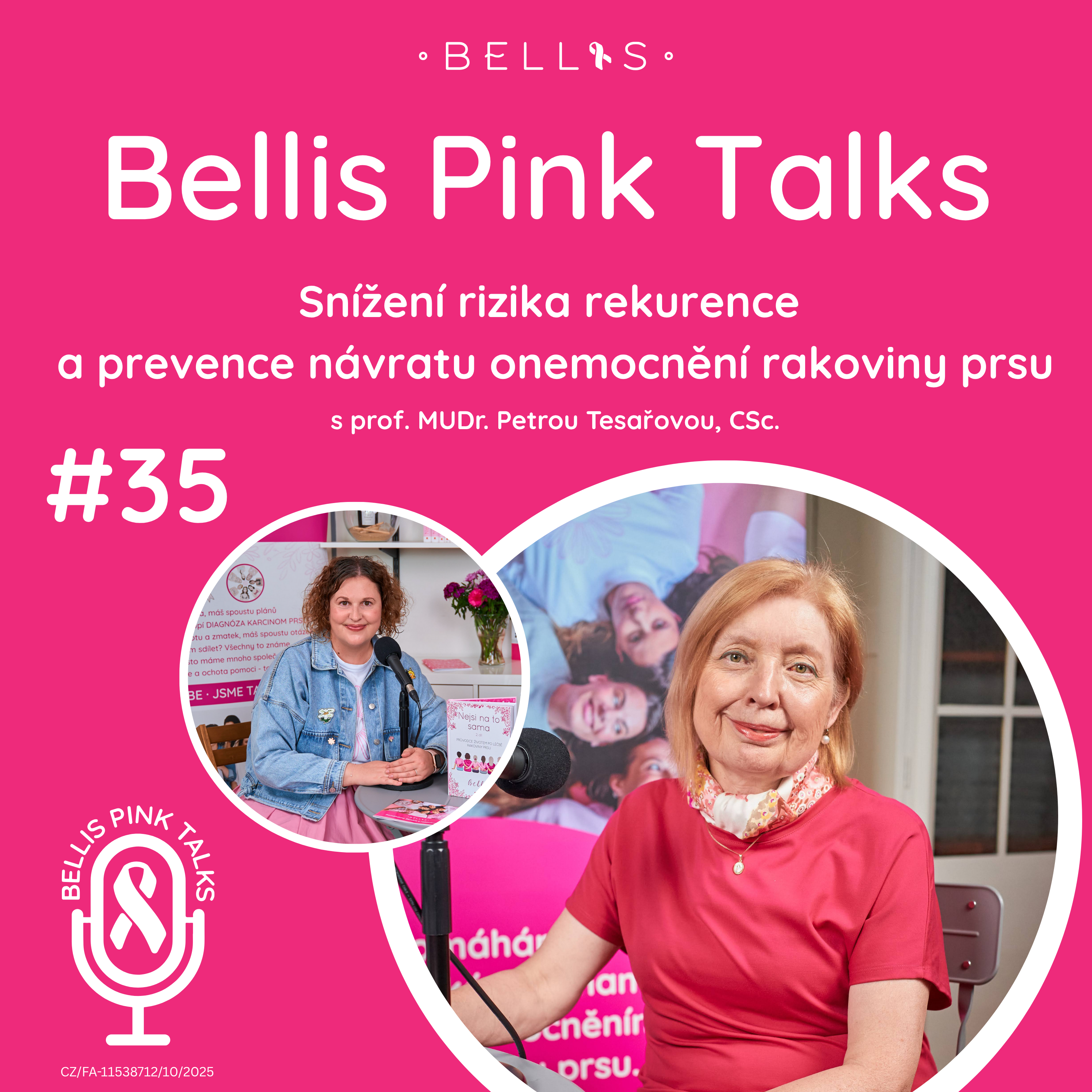 Poslechněte si nový díl podcastu Bellis Pink Talks #35