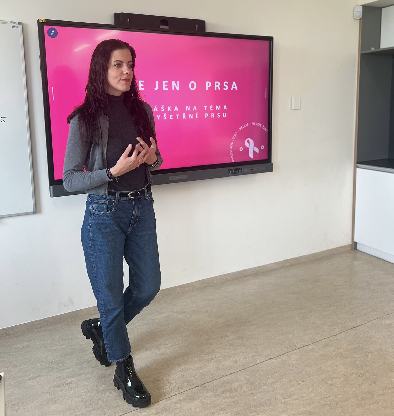 Prevence rakoviny prsu na Střední škole logistiky a podnikání v Praze
