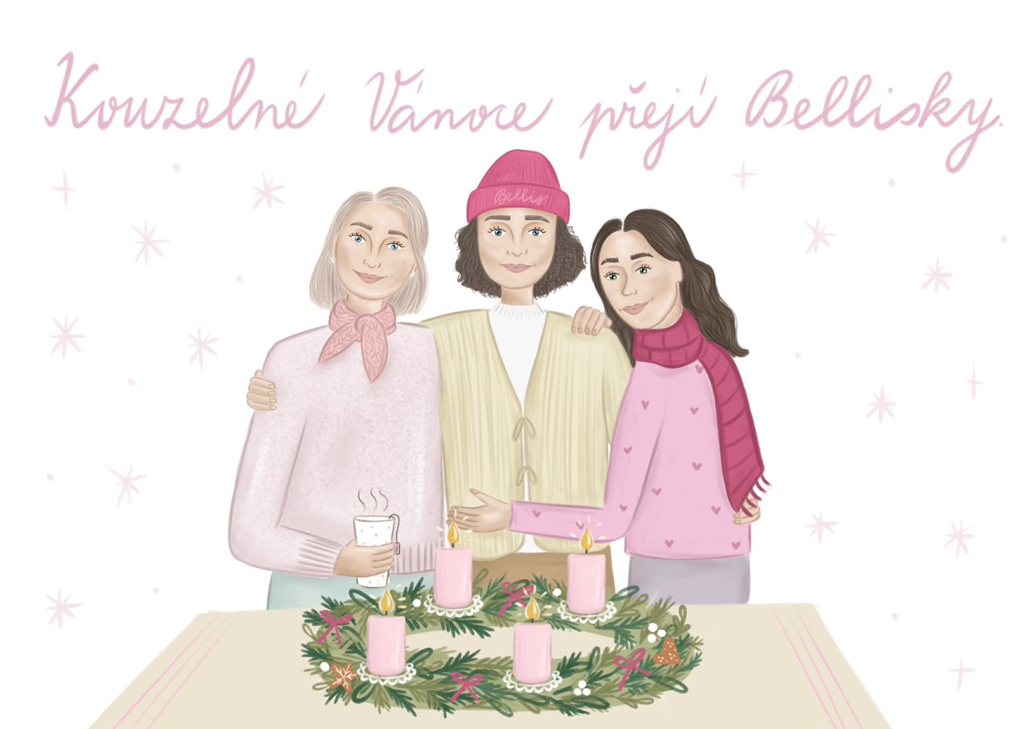 Kouzelné Vánoce přejí Bellisky