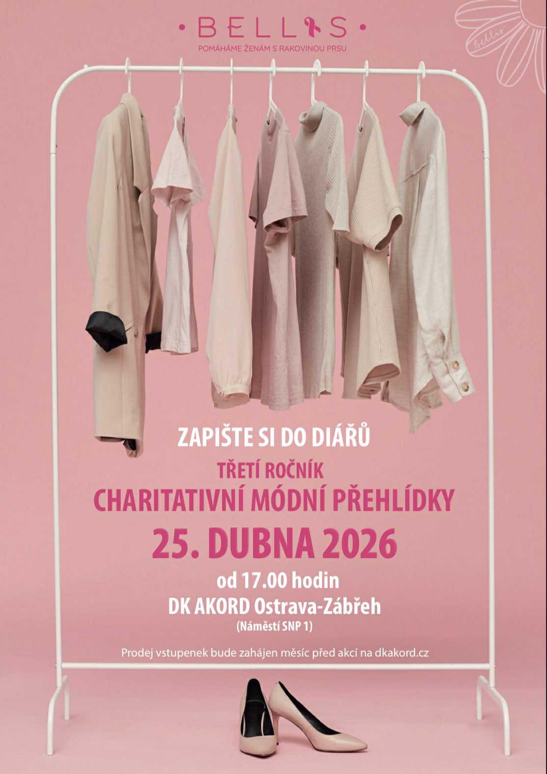 Charitativní módní přehlídka v&nbsp;Ostravě – 25.&nbsp;dubna 2026