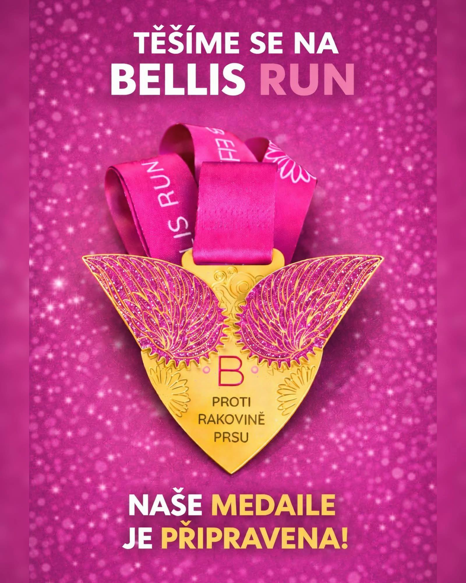 Nejkrásnější medaile na BELLIS RUN – v&nbsp;Ostravě, Hradci Králové, Brně, Liberci, Mostě, Praze, Českých Budějovicích a Olomouci