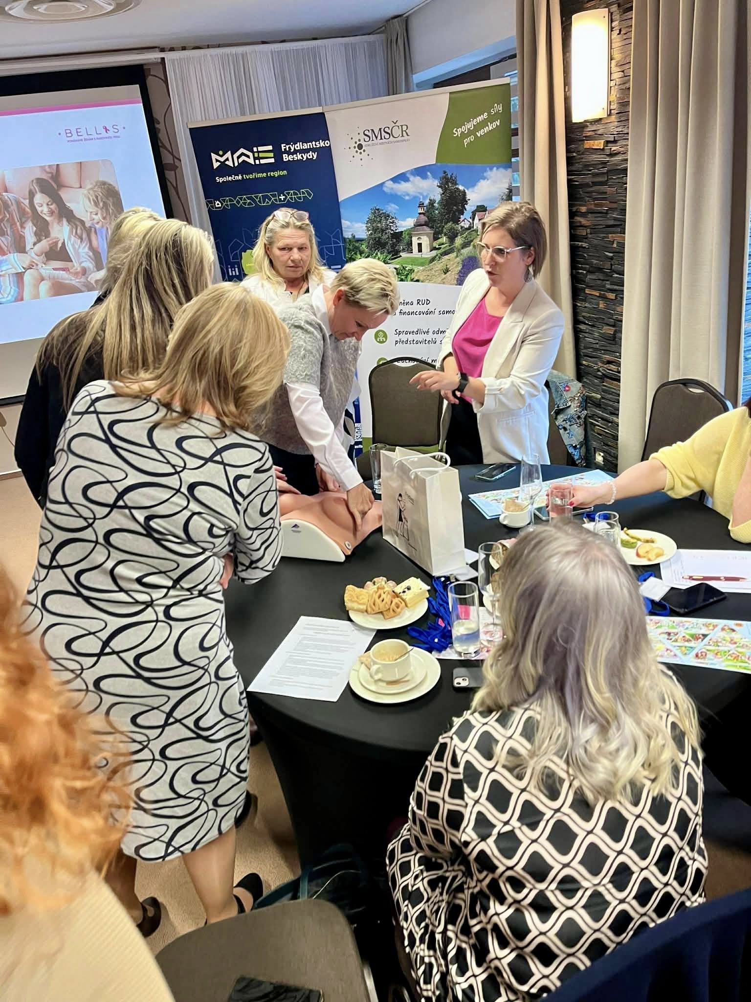 Přednáška na setkání starostek, místostarostek a představitelek obcí v&nbsp;Čeladné