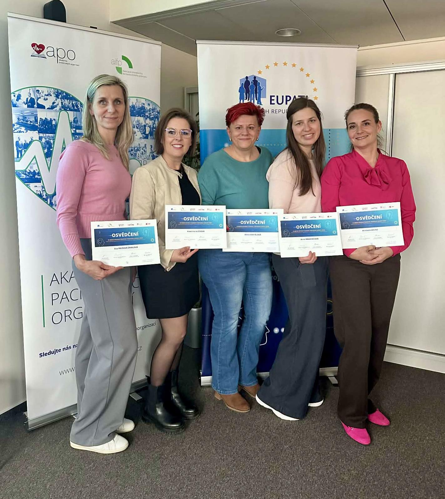 Bellis má 5 nových absolventek vzdělávacího programu Evropské pacientské akademie pro terapeutické inovace